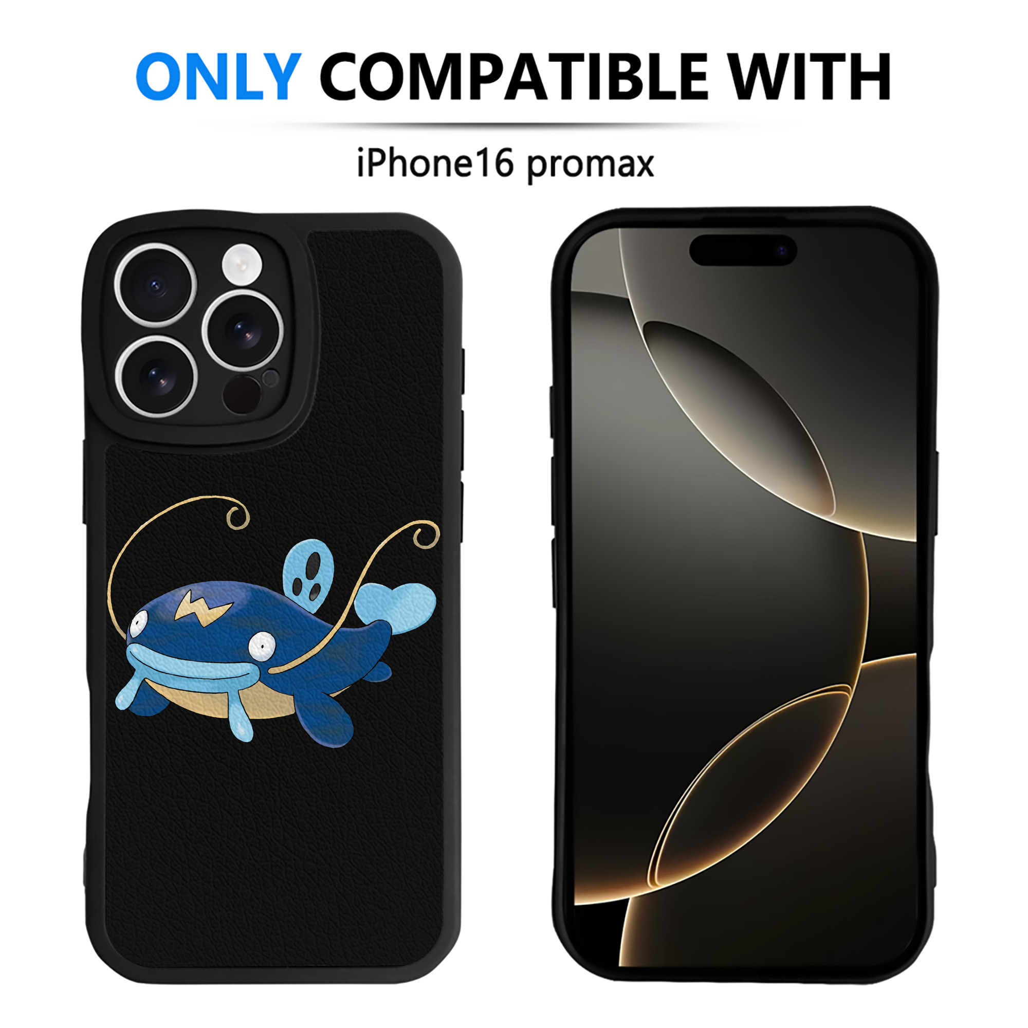 （画像用） ポケットモンスター Pokémon 【iPhone 16シリーズ対応】シリコンスマホケース（レザー調） 材質：シリコン